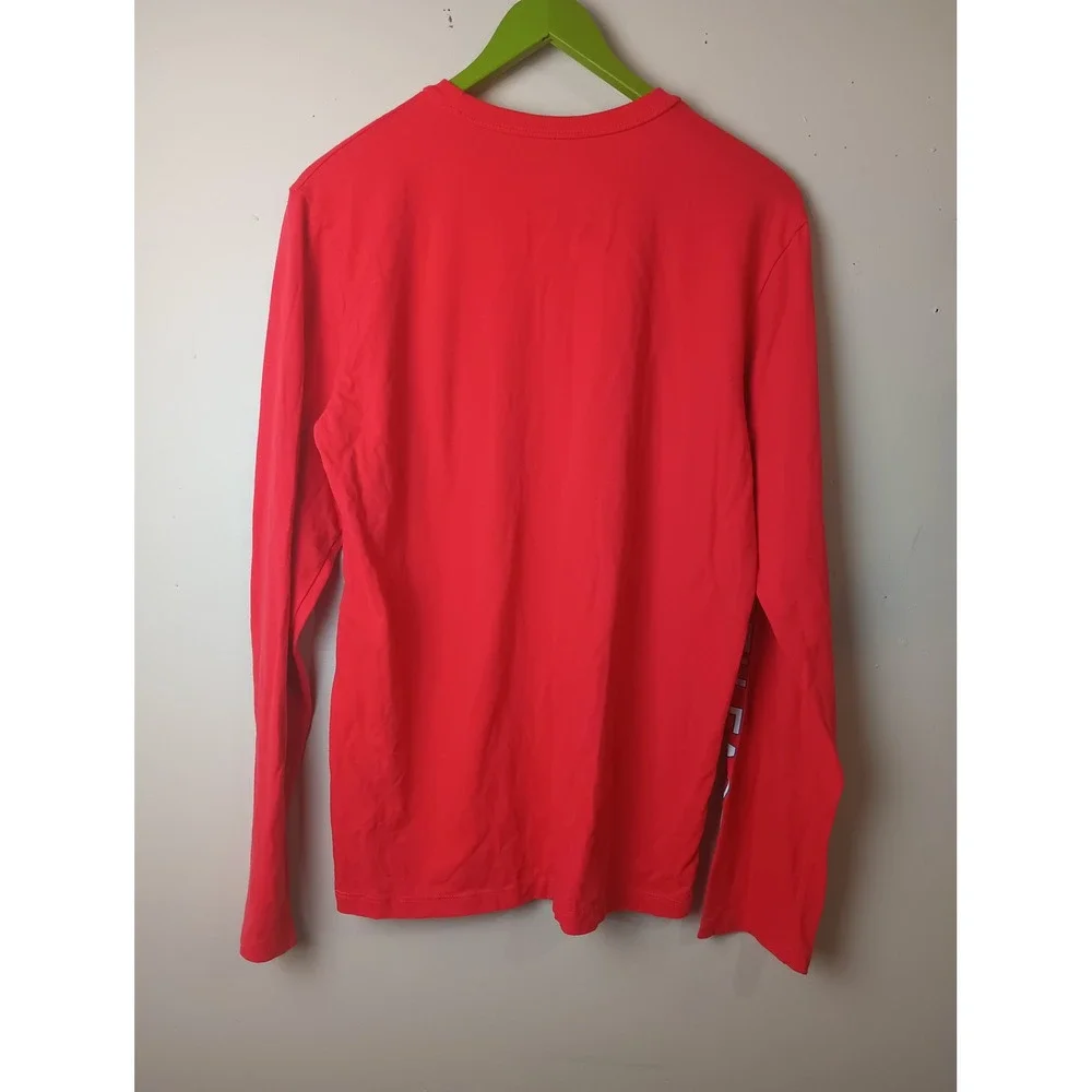 The North Face Mens Year of the Tiger Long Sleeve Graphic T-Shirt Red Small